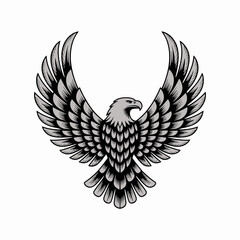 Fototapeta premium Detailed illustration of an eagle.