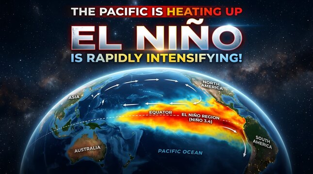 The Pacific Heating Up El Nino Effect