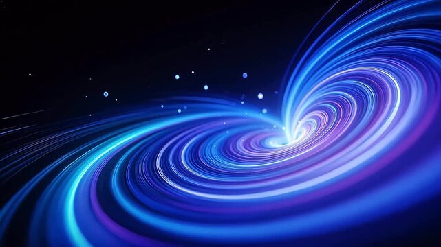 Abstract swirling light patterns