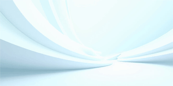 This abstract blue wave background features a smooth flowing design with elegant curves and light patterns that create a dynamic energy in a modern vector illustration
