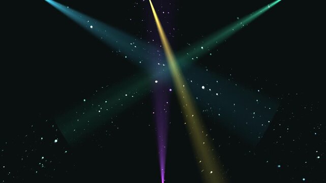 bioluminescent volumetric beams