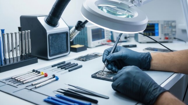 Mobile Repair Technician Workspace