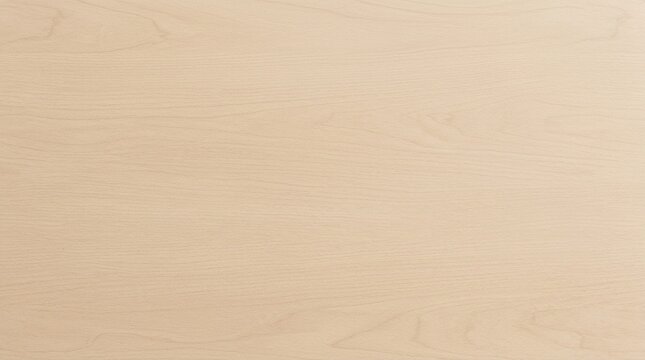 Light Natural Birch Wood Texture, Seamless Grain Pattern, Pale Beige Surface Background for Design and Decor