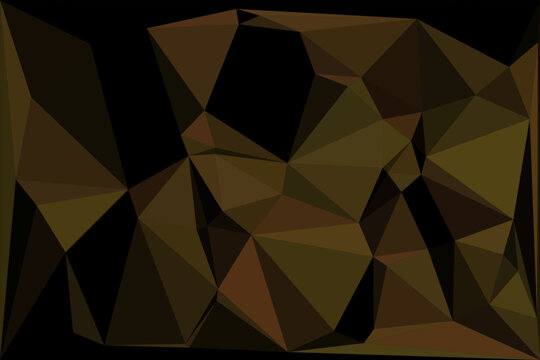 Abstract texture of dark brown triangles with random angles and sizes forming geometric pattern.