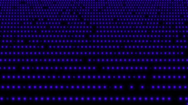 Purple digital dots pattern background with horizontal lines