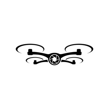 drone logo vector illustration
