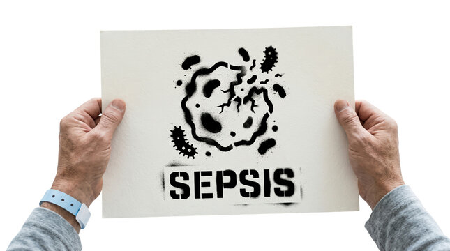 Understanding sepsis awareness campaign medical environment image with educational concept