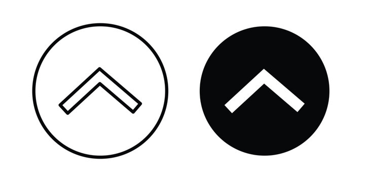swipe up icon logo illustration. Black and white pictogram