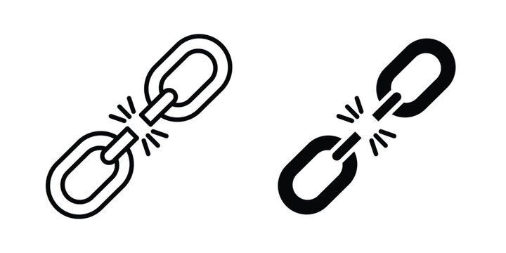 Weakness icon logo illustration. Black and white pictogram