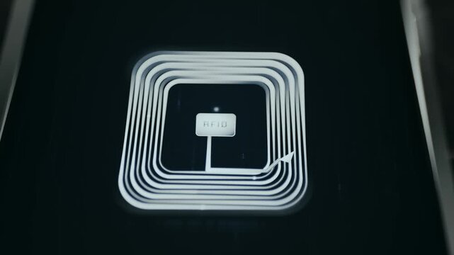 RFID tag inlay designed for contactless data transmission
