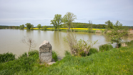 Obraz premium The Hornauer Weiher is considered the official source of the Altmühl.