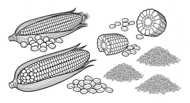 set of corn