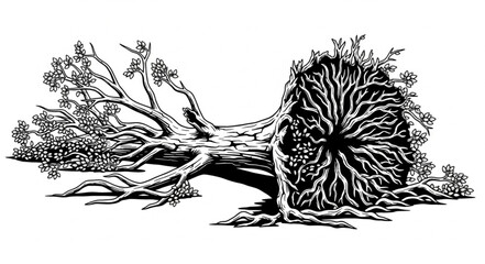 hedgehog on a tree © bakul
