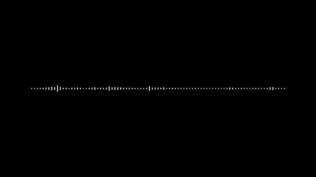 Sound wave audio spectrum black background, audio waveform spectrum animation, 4k abstract music sound wave or audio wavefrom isolated on black background, audio waves animated on black background,
