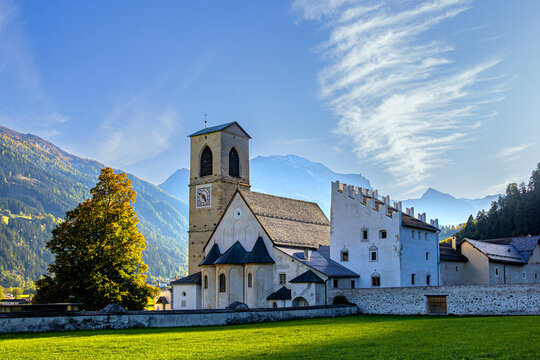 The Benedictine Convent of St John in the Val M&uuml;stair  - a unesco heritage site in Canton Grisons, Switzerland. It was established in the 8th century.