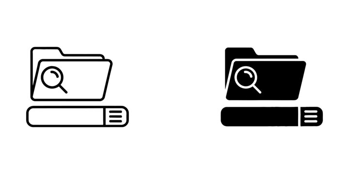 Document export and add item icon set with document interface transfer