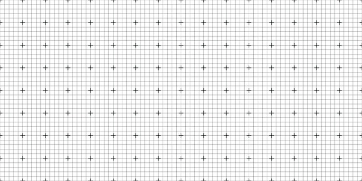 White grid paper background with subtle cross markers and graph pattern texture. Minimal technical backdrop for engineering and design. Clean seamless layout for print and web use.