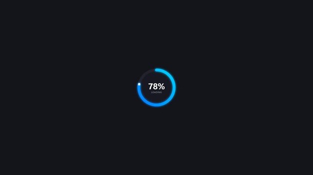 Circular Progress Indicator Loading Animation
