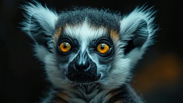 lemur catta portrait