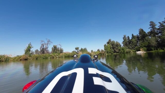 Video lancha RC en primera paersona front
