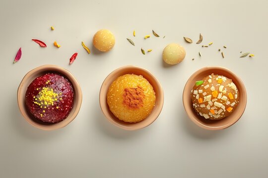 minimalistic design Mix Mithai, Gulab Jamun and Sohan Halwa