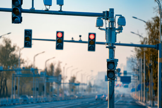 Traffic signal monitoring cameras for smart intersection safety infrastructure