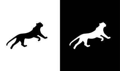 jaguar silhouette vector illustration, silhouette of jaguar vector illustration, tiger silhouette vector illustration, lion silhouette vector illustration, lion, silhouette, silhouettes, tiger, dog,  © SUMAIRA
