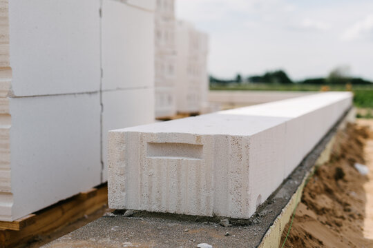 Autoclaved Aerated Concrete Masonry on New Building Project in Latvia