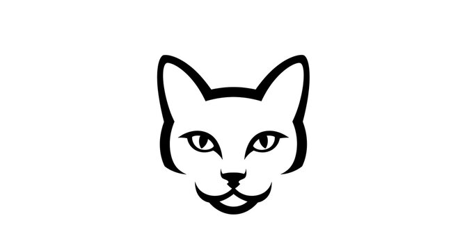 Black and white line of a cartoon rabbit with long ears and whiskers bunny