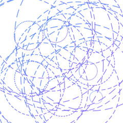 Obraz premium Modern Abstract Circular Constellation Element
