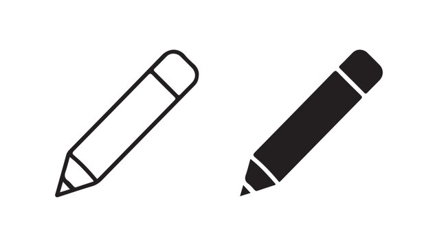 Minimal Content Editing Line Icon for Digital Publishing and Creative Workflow