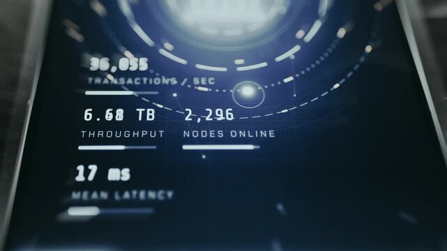 Real-time system performance monitoring interface