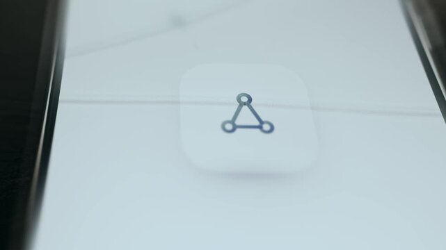 Digital network connection status icon