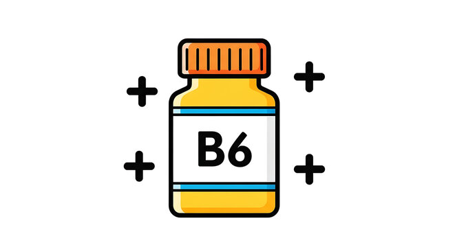 Yellow and blue aa battery with black plus and minus symbols on white background, alkaline