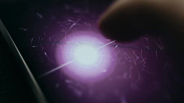 Dynamic Particle Visualizer of Deep Space Hyperspeed Travel