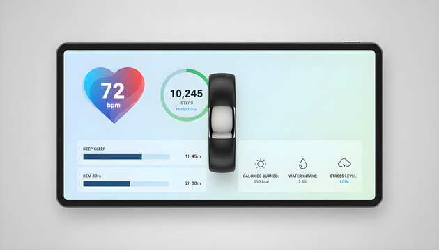 A smartphone with a heart rate monitor on it