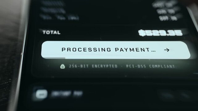 User initiates a payment processing action resulting in successful payment