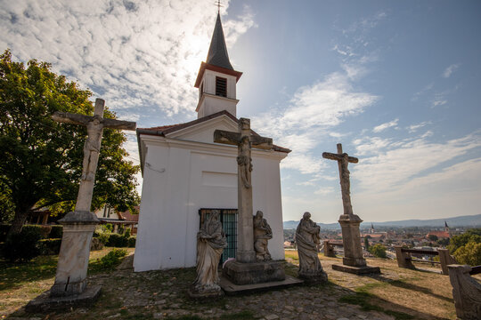 The Chapel of Saint Thomas Becket, located on the hill of the same name in the city of Esztergom, Hungary
