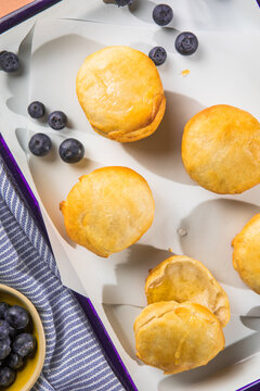 Scone Filled with honey  and Clotted Cream 
