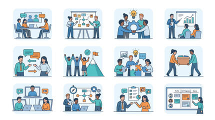 Fototapeta premium People working in business team collaboration.
