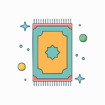 Islamic Prayer Rug Icon
