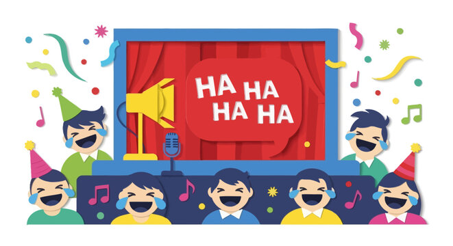 Laughter, Comedy Show, Audience Enjoying Performance, Ha Ha Ha