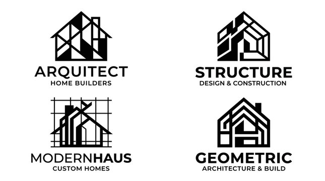Architecture and construction company logos.