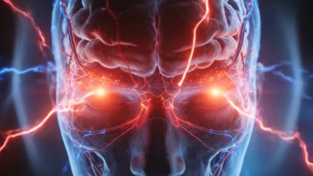 Futuristic Visualization of Human Brain Neural Activity and Migraine Pain Signal Transmission
