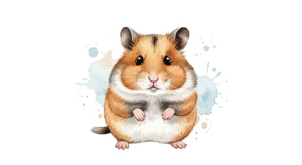 Cute hamster standing on hind legs © nero