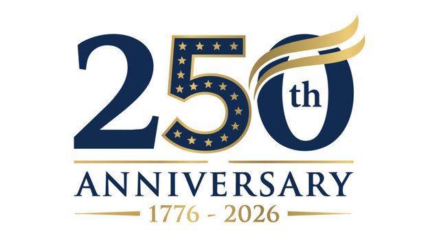 USA 250th Anniversary logo vector file