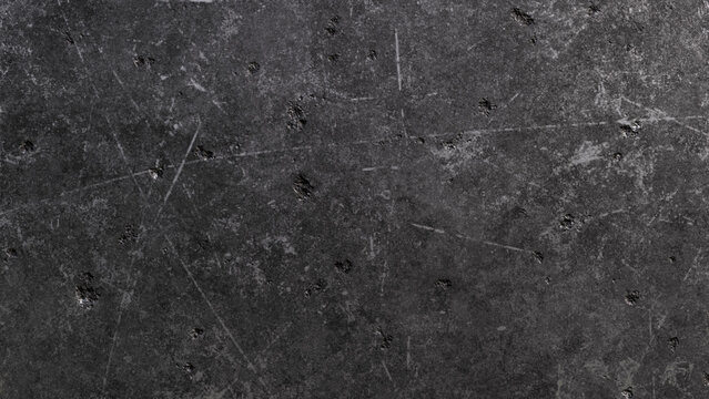 Dark Grunge Metal Texture Background with Scratches and Industrial Wear