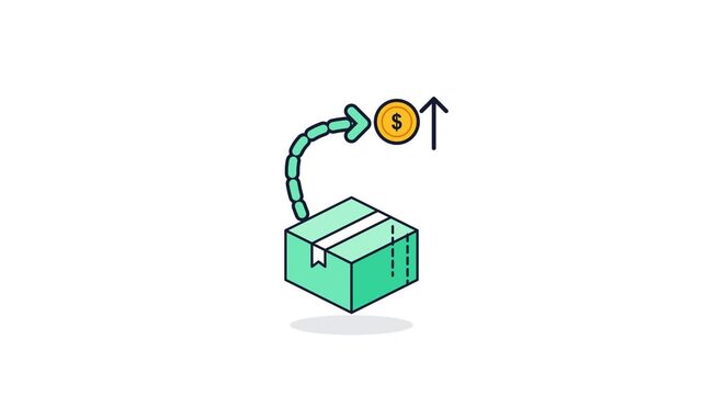Seamless Product Return and Automated Refund Process Animation