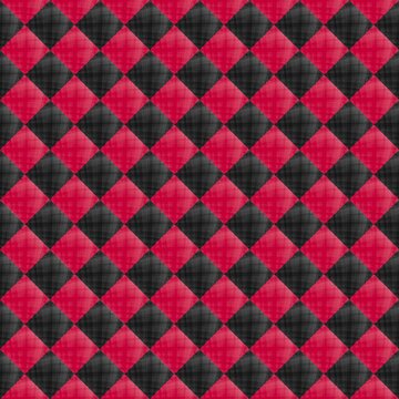 Seamless pattern of red and black diamonds background for wallpaper, card, background, textile, fashion.