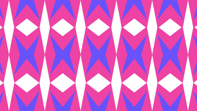Abstract geometric background with pink and purple pattern for women soccer tournament design